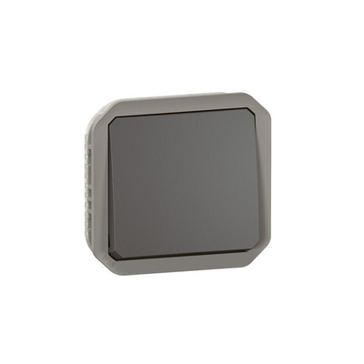 Legrand Grey Push Button Light Switch, 1 Way
