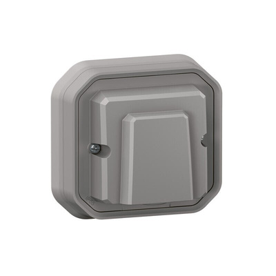 Legrand Grey Push Button Light Switch, 1 Way