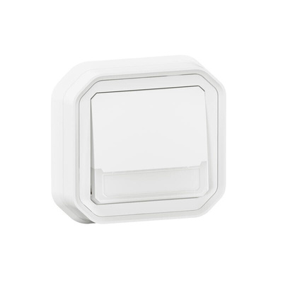 Legrand Black Push Button Light Switch, 1 Way