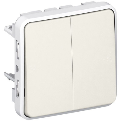 Legrand Black Push Button Light Switch, 1 Way