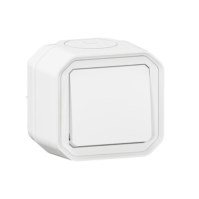 Legrand Black Push Button Light Switch, 1 Way