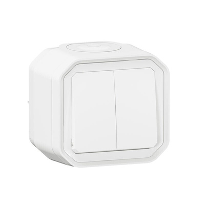 Legrand Black Push Button Light Switch, 1 Way