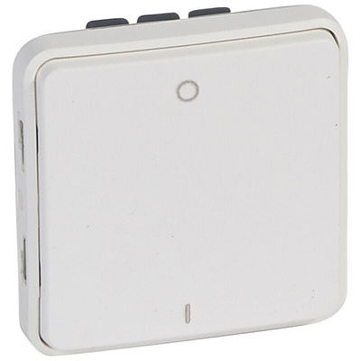 Legrand Black Push Button Light Switch, 1 Way