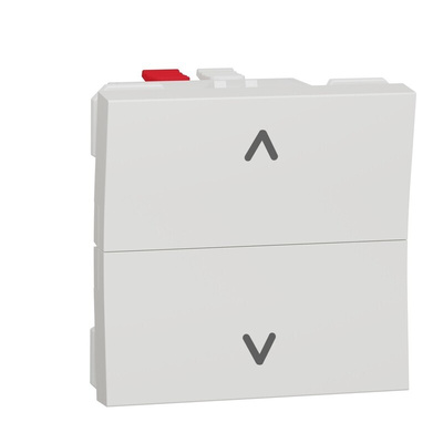 Schneider Electric White Push Button Light Switch, 1 Way, NU3