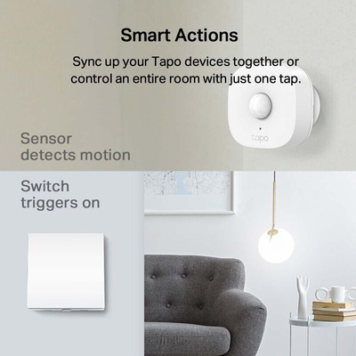 TP-Link White Smart Light Switch, 1 Way, 1 Gang, Tapo S210