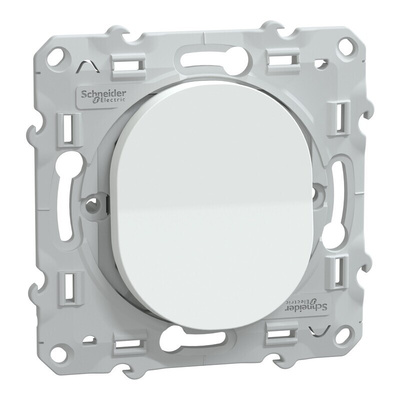 2 Way White Switch Mechanism 10A, Ovalis C Series Series