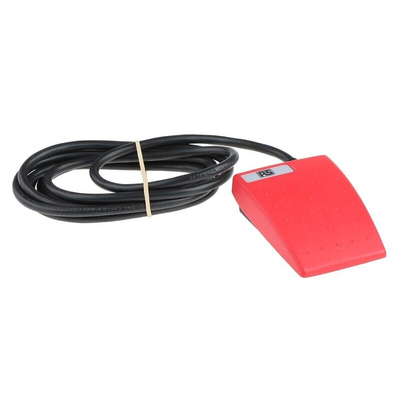 RS PRO General Purpose Momentary Foot Switch - Thermoplastic Case Material, SP-CO, 3 A Contact Current, 250V Contact
