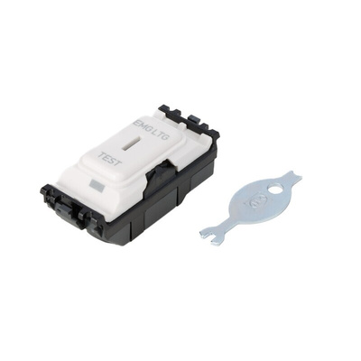 MK Electric 2 Way White Switch Insert Module 20A, Grid Plus Series
