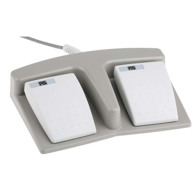 RS PRO General Purpose Momentary Foot Switch - Thermoplastic Case Material, SPST, 1.75 A Contact Current, 24V Contact