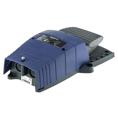 Schneider Electric Industrial Duty Momentary On-Off Foot Switch - Plastic Case Material, 1NO/1NC, 270 mA @ 250 V dc, 3