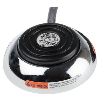 RS PRO Light Duty Momentary Foot Switch - Chrome Plated Zinc Case Material, SP-CO, 10 A @ 250 V ac Contact Current,