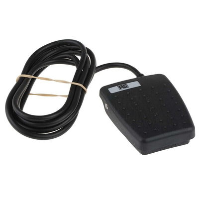 RS PRO General Purpose Momentary Foot Switch - Thermoplastic Case Material, SP-CO, 3 A Contact Current, 24V Contact