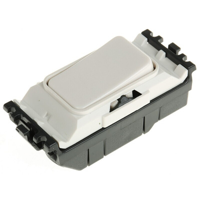 MK Electric 1 Way White Switch Insert Module 10A, Arteor Series