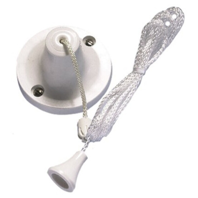 MK Electric White Pull Cord Switch, 16A 1 Way