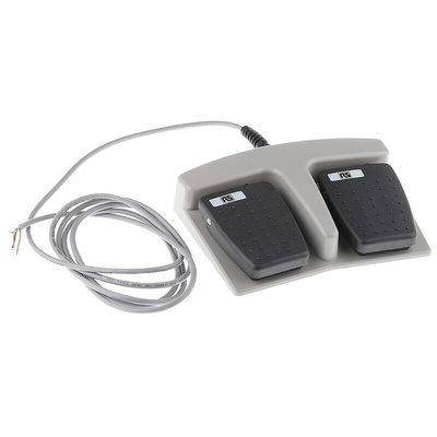 RS PRO General Purpose Momentary Foot Switch - Thermoplastic Case Material, DPST, 3 A Contact Current, 24V Contact