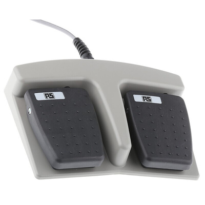 RS PRO General Purpose Momentary Foot Switch - Thermoplastic Case Material, DPST, 3 A Contact Current, 24V Contact