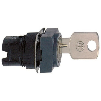 Schneider Electric Harmony XB6 2-position Key Switch Head, Latching, 16mm Cutout