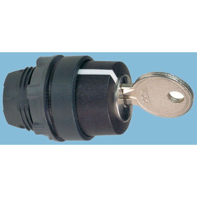 Schneider Electric Harmony XB5 2-position Key Switch Head, Latching, 22mm Cutout