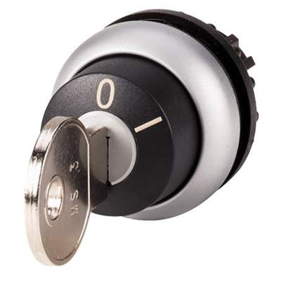 Eaton RMQ Titan 2-position Key Switch Head, Latching, 23mm Cutout