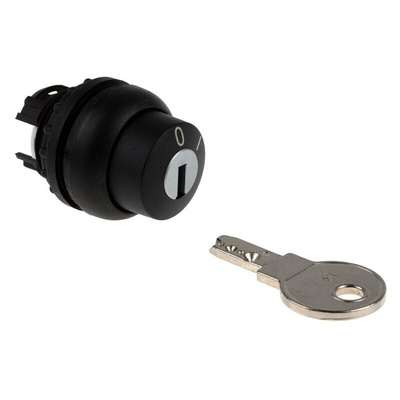 Eaton RMQ Titan 2-position Key Switch Head, Latching, 23mm Cutout