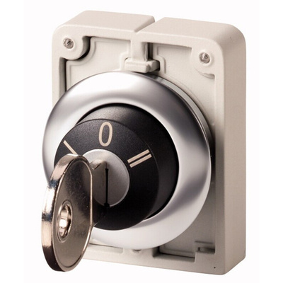 Eaton RMQ Titan 3-position Key Switch Head, Latching, 30mm Cutout
