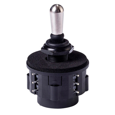 APEM 2-Axis Joystick Switch Lever, Dual Axis Potentiometric, 125V ac