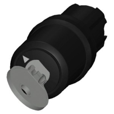 Siemens 3SU1 2-position Key Switch Head, Latching, 22mm Cutout