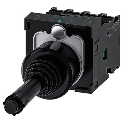 Siemens Joystick Switch Round, IP20, IP65, IP67 5 → 500V ac/dc