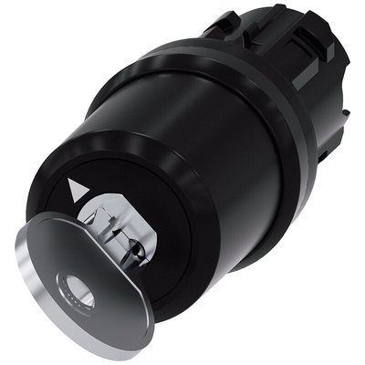 Siemens SIRIUS ACT 2-position Key Switch Head, Latching, 22mm Cutout
