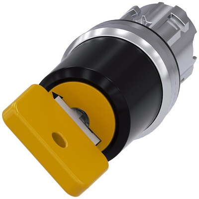 Siemens SIRIUS ACT 2-position Key Switch Head, Latching, 22mm Cutout