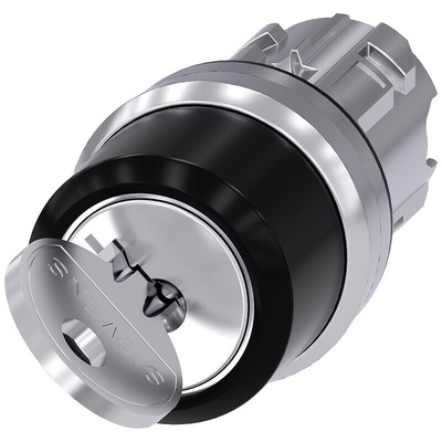 Siemens SIRIUS ACT 2-position Key Switch Head, Momentary, 22mm Cutout