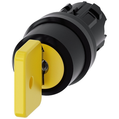 Siemens SIRIUS ACT 3-position Key Switch Head, Latching, 22mm Cutout