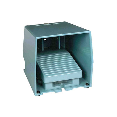 Schneider Electric Foot Switch Momentary Foot Switch - Metal Case Material, 2NC+NO, 3 A Contact Current, 240V Contact