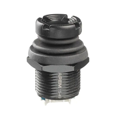 APEM 3 Axis-Axis Joystick Switch Castle, Momentary, IP67, IP69K 12V dc