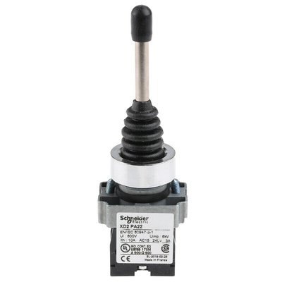 Schneider Electric 2-Axis Joystick Switch Lever, Slow Break, IP65 240V ac