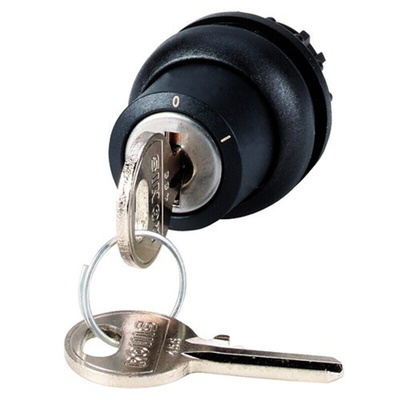Eaton M22 2-position Key Switch Head, Maintained, 22.5mm Cutout