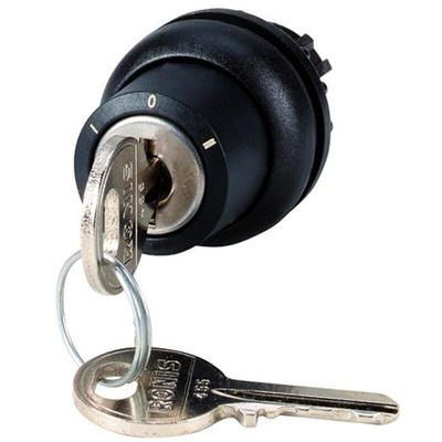 Eaton M22 3-position Key Switch Head, Maintained, 22.5mm Cutout