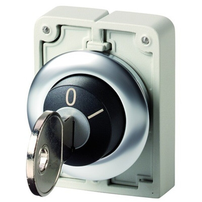 Eaton M30 2-position Key Switch Head, Momentary, 30mm Cutout