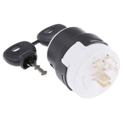 Automotive Ignition Switch, 70 A @ 12 V 4-Way