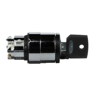Schneider Electric Harmony XB4 2-position Key Switch Head, Latching, 22mm Cutout