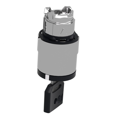 Schneider Electric Harmony XB4 2-position Key Switch Head, Spring Return from Left and Right, 22mm Cutout
