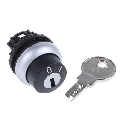 Eaton RMQ Titan 2-position Key Switch Head, Latching, 22mm Cutout