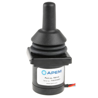APEM 2-Axis Joystick Switch Knob, Potentiometric, IP65