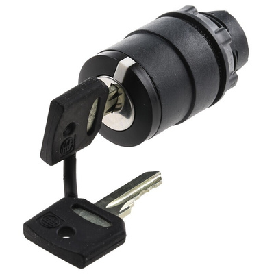 Schneider Electric Harmony XB5 2-position Key Switch Head, Latching, 22mm Cutout
