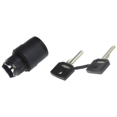 Schneider Electric Harmony XB5 3-position Key Switch Head, Spring Return to Centre, 22mm Cutout
