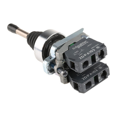 Schneider Electric 2-Axis Joystick Switch Lever, Stay Put, IP66 600V