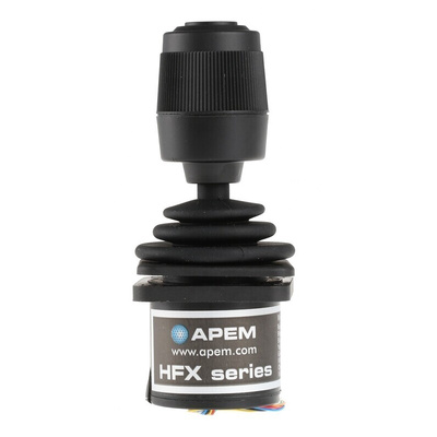 Apem 3-Axis Joystick Switch Button, Hall Effect, IP65