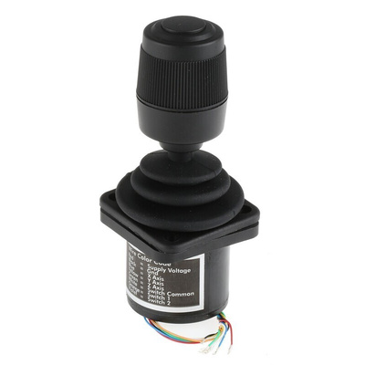 Apem 3-Axis Joystick Switch Button, Hall Effect, IP65