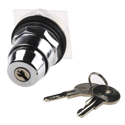 Schneider Electric Harmony 9001K 2-position Key Switch Head, Latching, 30mm Cutout