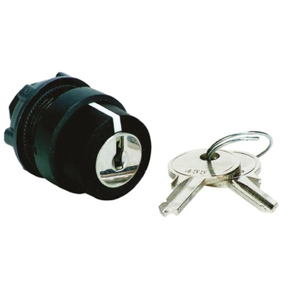 Schneider Electric Harmony XB5 2-position Key Switch Head, Latching, 22mm Cutout